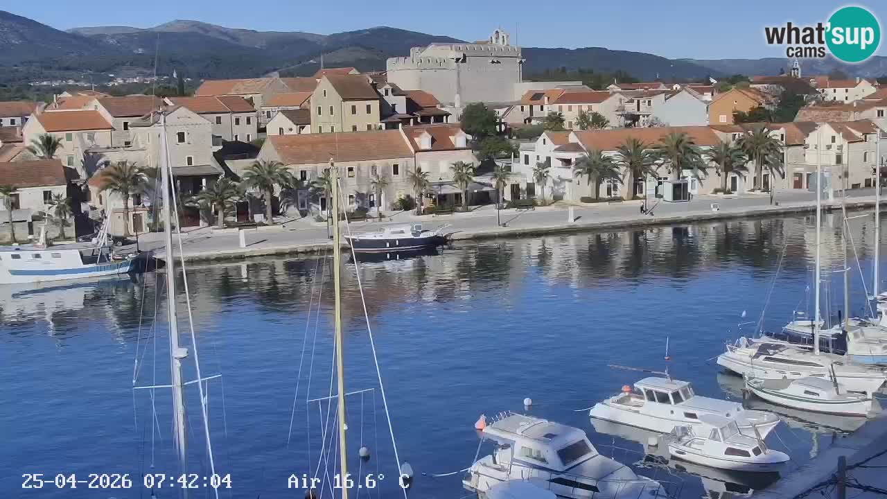 Web kamera Hvar Vrboska marina | otok Hvar | Dalmacija