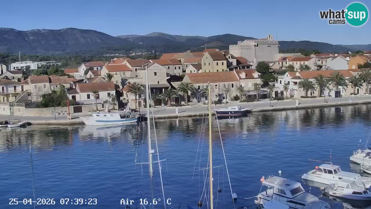Webcam Vrboska marina | Hvar Insel | Dalmatien