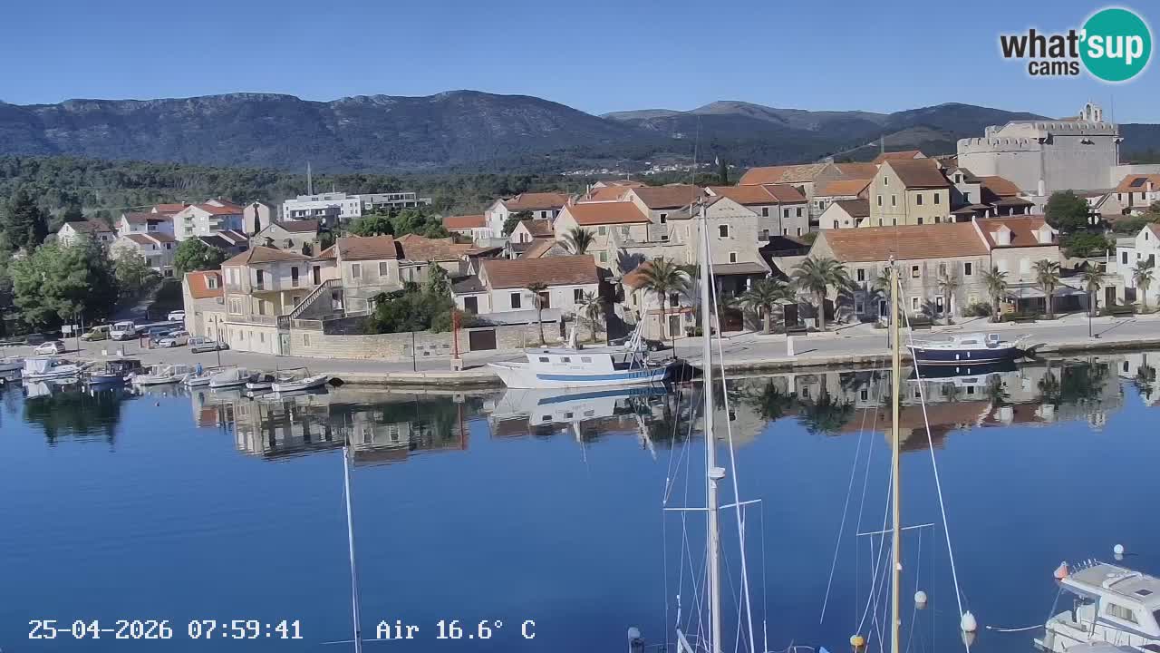Livecam Vrboska marina | Hvar island | Dalmatia