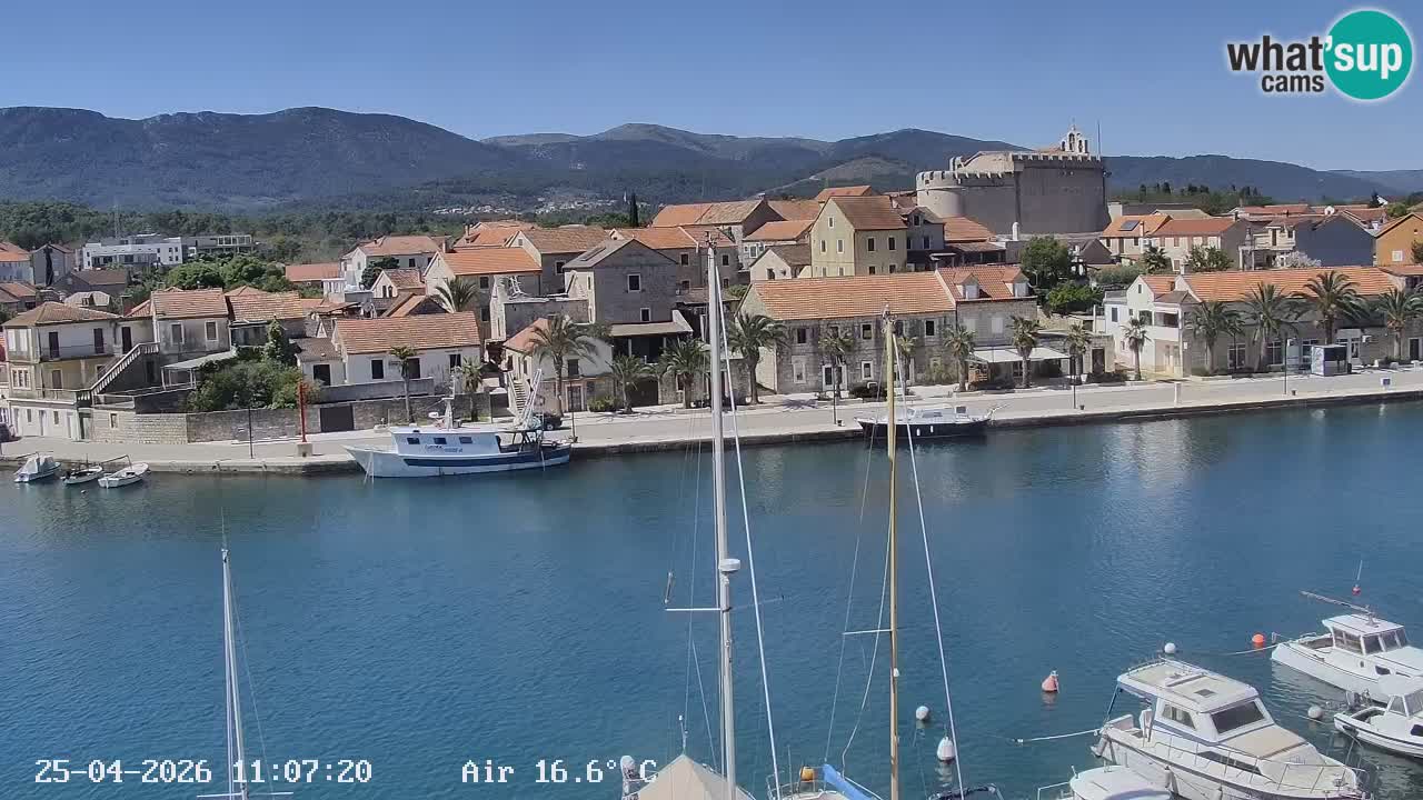 Livecam Hvar Vrboska marina | Île de Hvar | Dalmatia