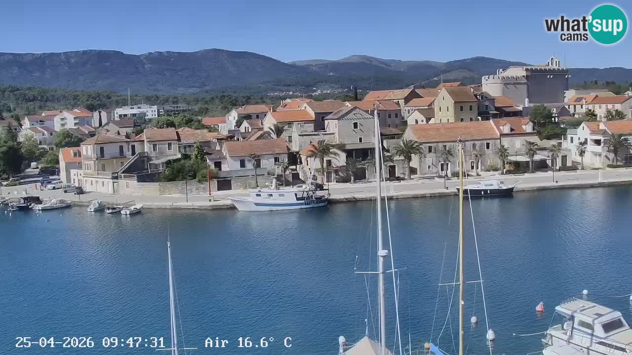 Webcam Vrboska marina | Hvar Insel | Dalmatien