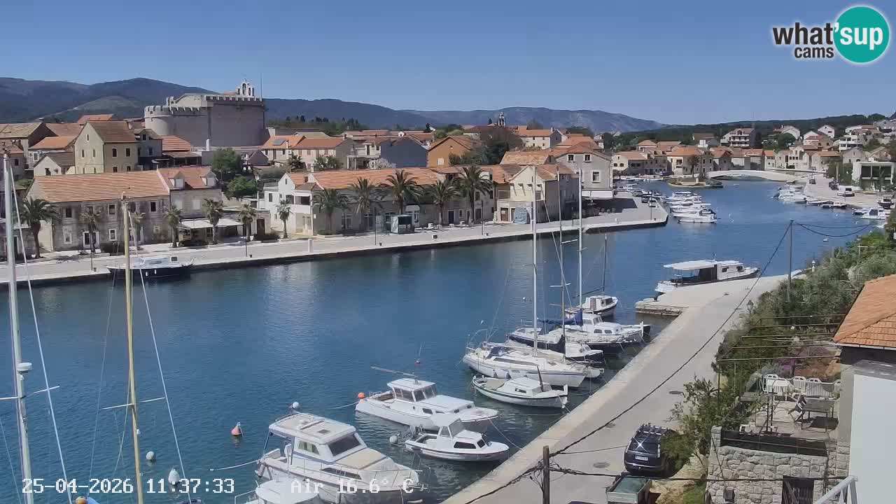 Livecam Vrboska marina | Hvar island | Dalmatia