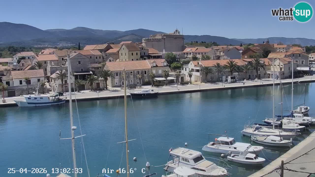 Webcam Hvar Vrboska marina | Dalmazia