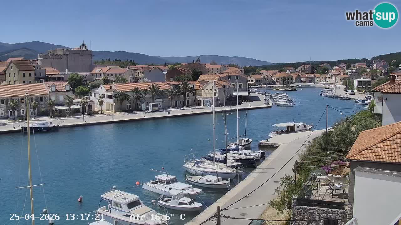 Livecam Hvar Vrboska marina | Île de Hvar | Dalmatia