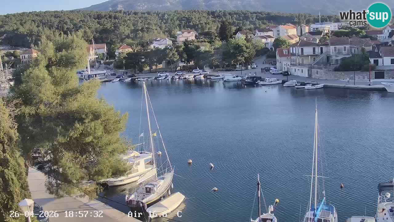 Webcam Vrboska marina | Hvar Insel | Dalmatien