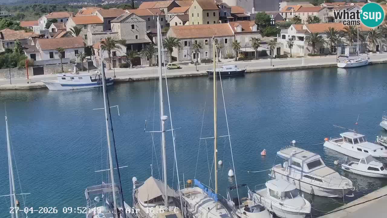 Webcam Vrboska marina | Hvar Insel | Dalmatien