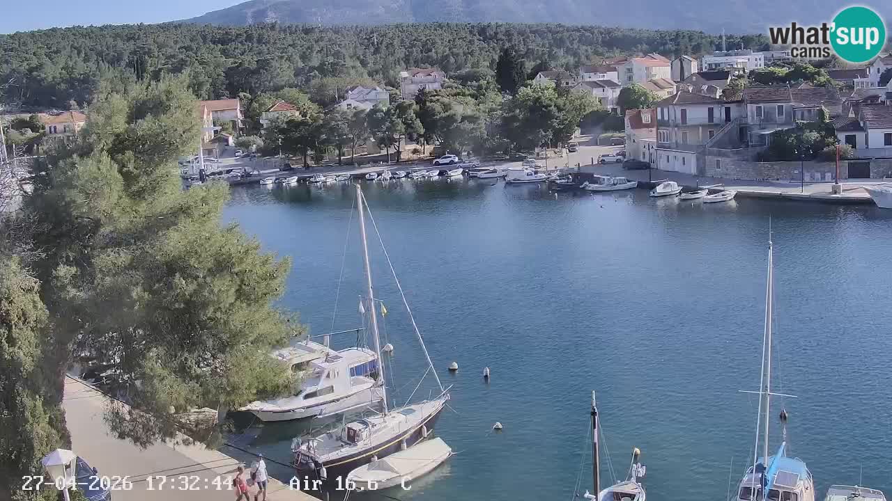 Livecam Vrboska marina | Hvar island | Dalmatia