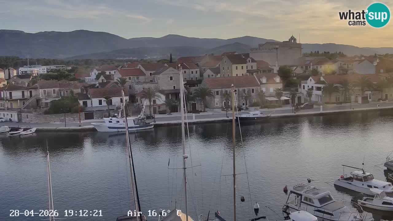 Livecam Vrboska marina | Hvar island | Dalmatia