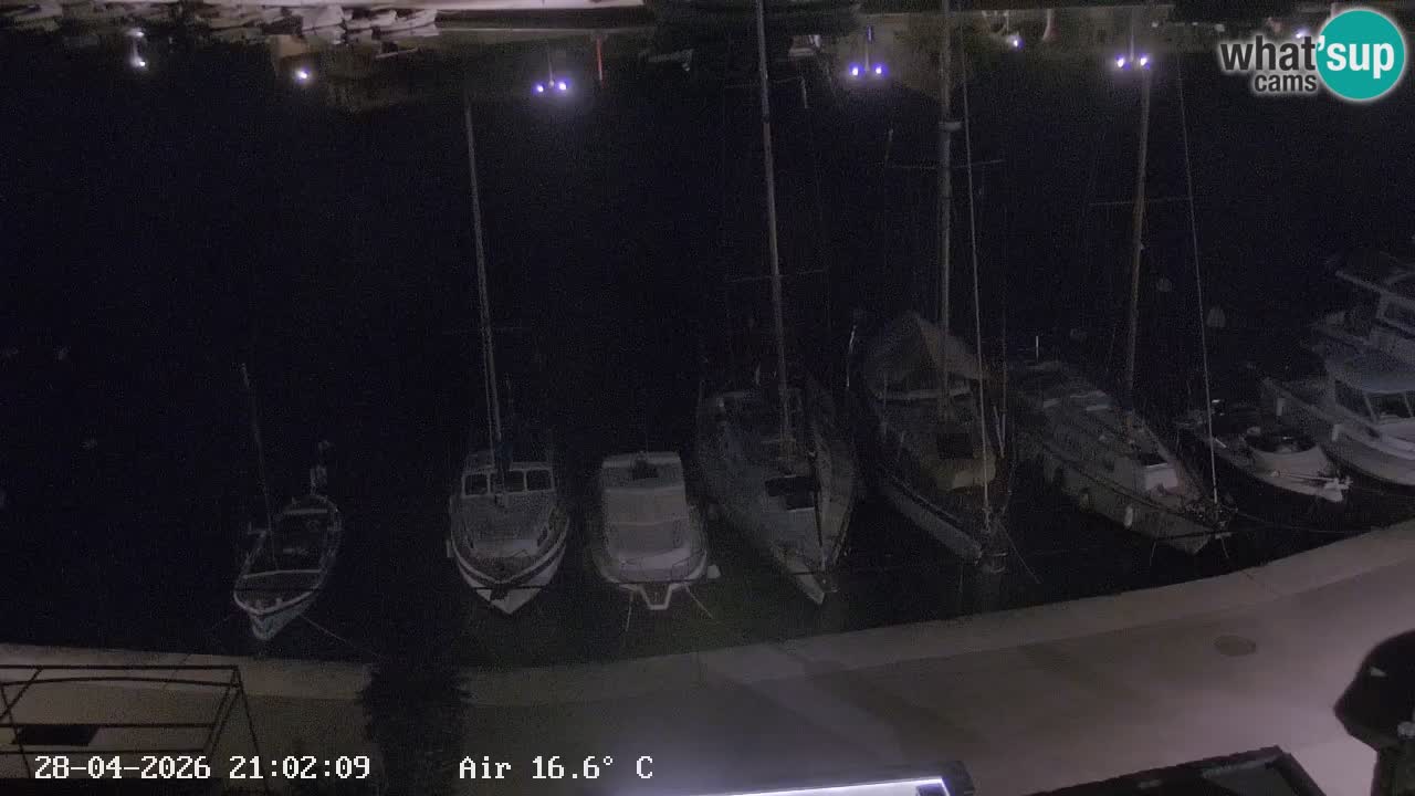 Livecam Hvar Vrboska marina | Île de Hvar | Dalmatia