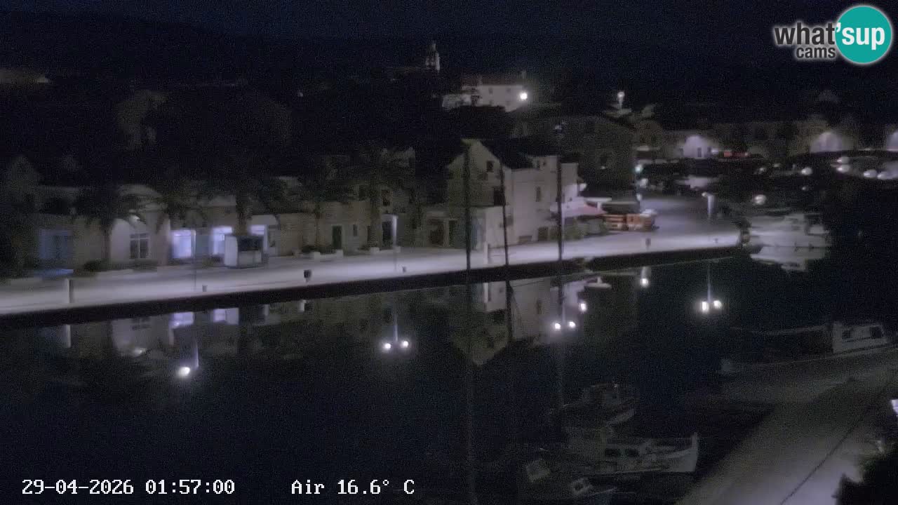 Webcam Vrboska marina | Hvar Insel | Dalmatien