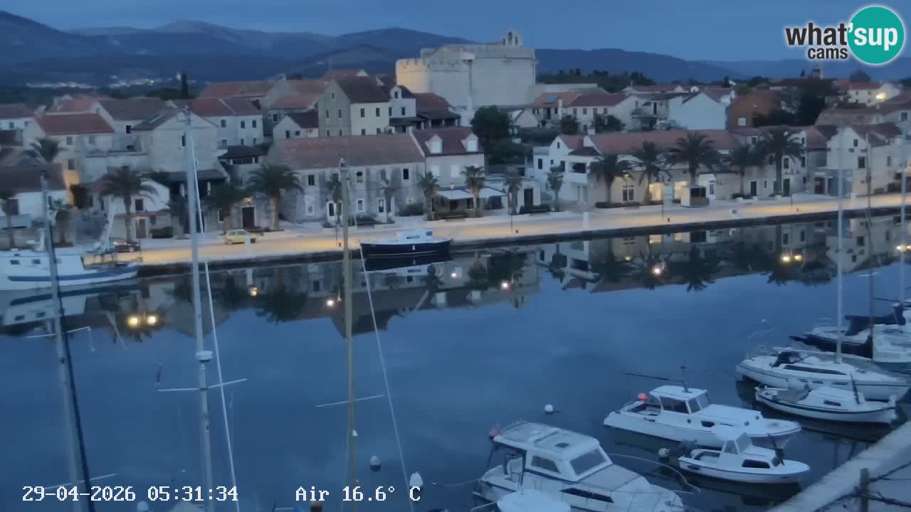 Webcam Vrboska marina | Hvar Insel | Dalmatien