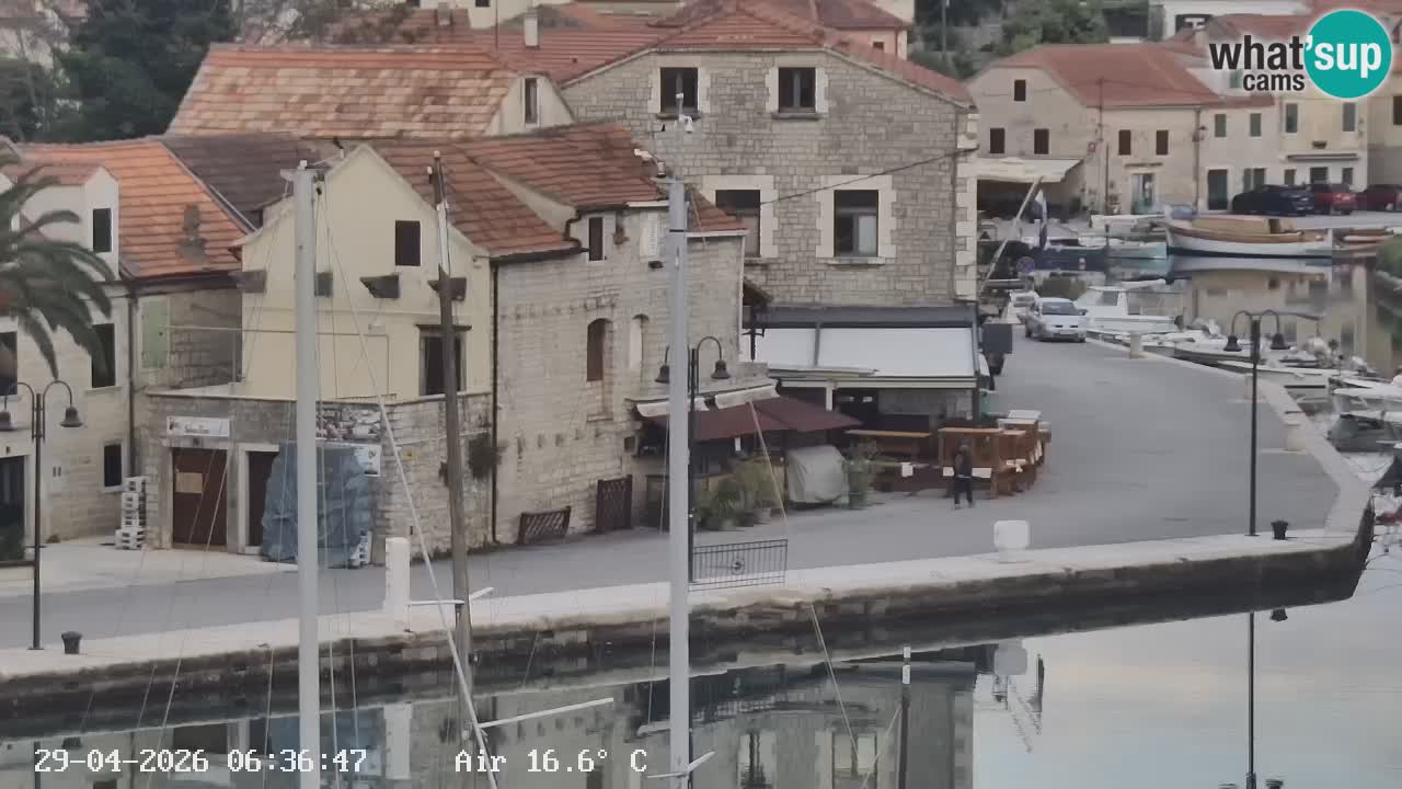 Webcam Vrboska marina | Hvar Insel | Dalmatien