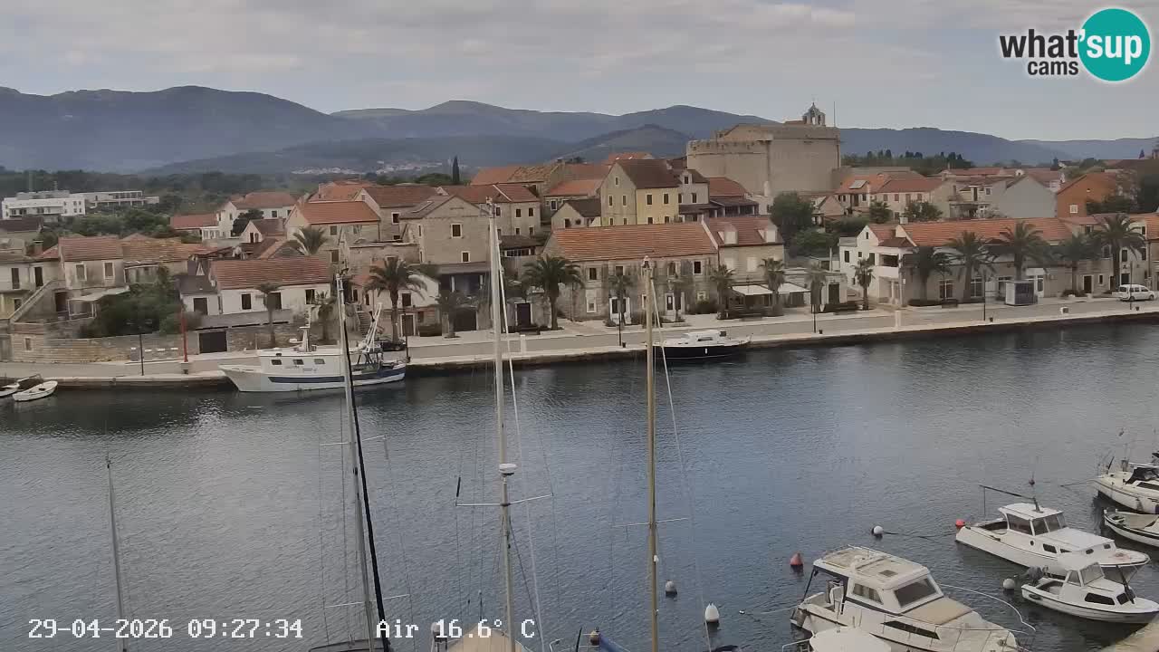 Livecam Vrboska marina | Hvar island | Dalmatia