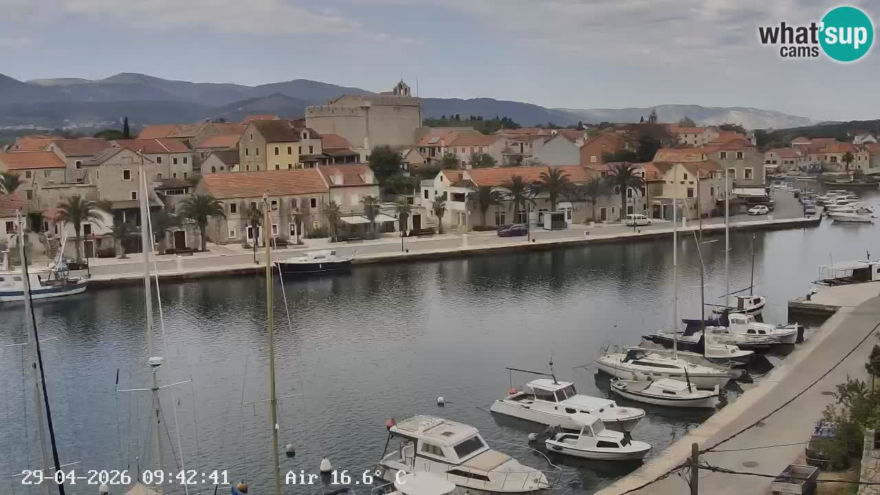 Webcam Hvar Vrboska marina | Dalmazia