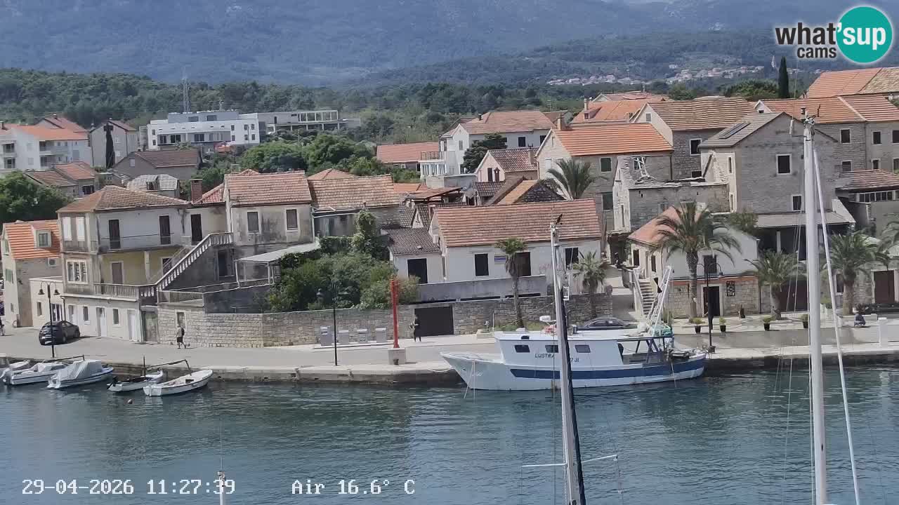 Livecam Vrboska marina | Hvar island | Dalmatia