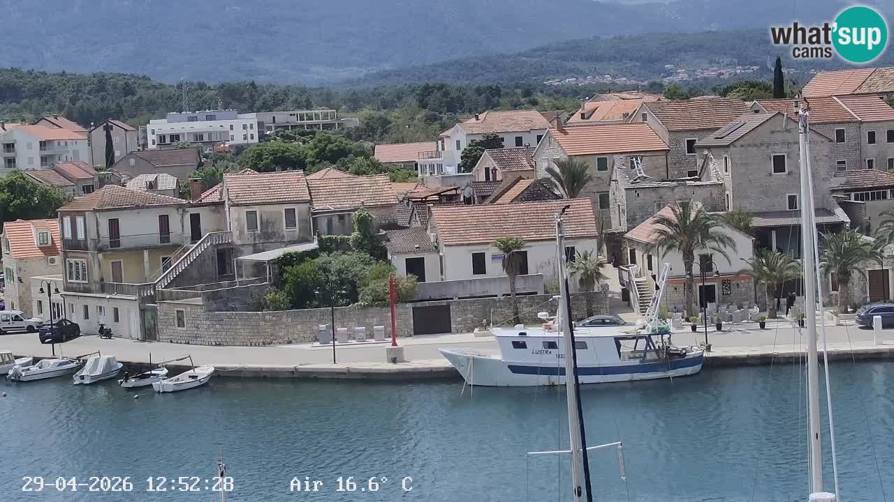 Livecam Vrboska marina | Hvar island | Dalmatia
