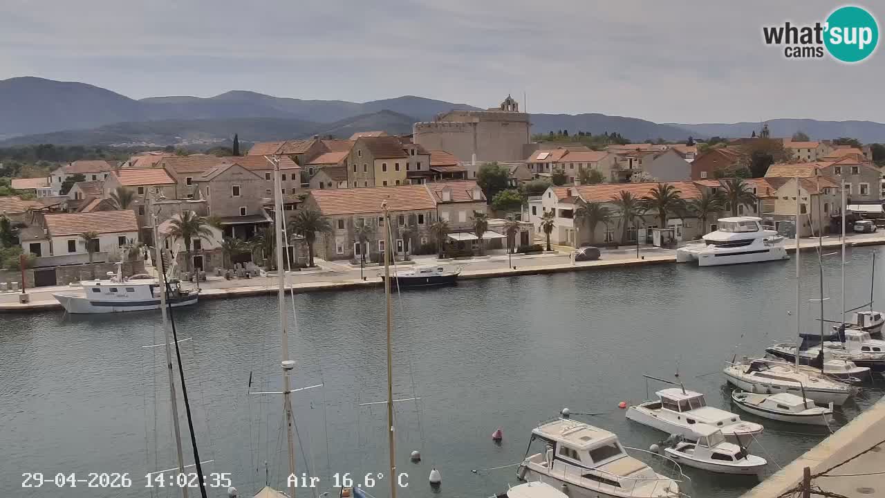 Webcam Vrboska marina | Hvar Insel | Dalmatien