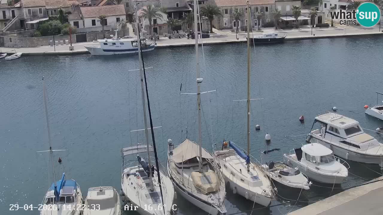 Livecam Vrboska marina | Hvar island | Dalmatia