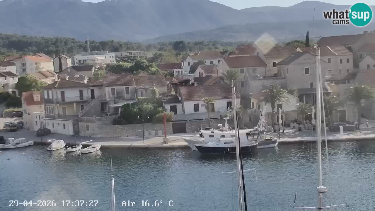 Livecam Vrboska marina | Hvar island | Dalmatia