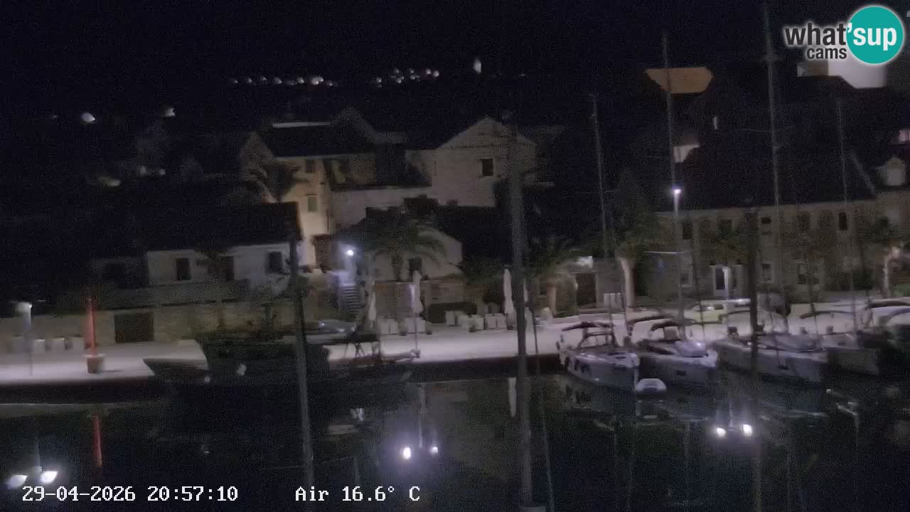 Webcam Vrboska marina | Hvar Insel | Dalmatien