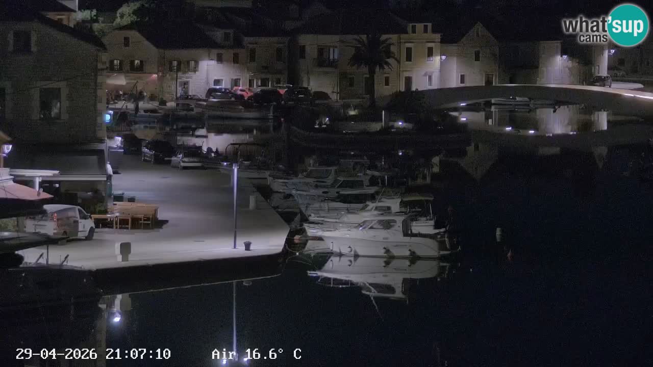 Webcam Vrboska marina | Hvar Insel | Dalmatien