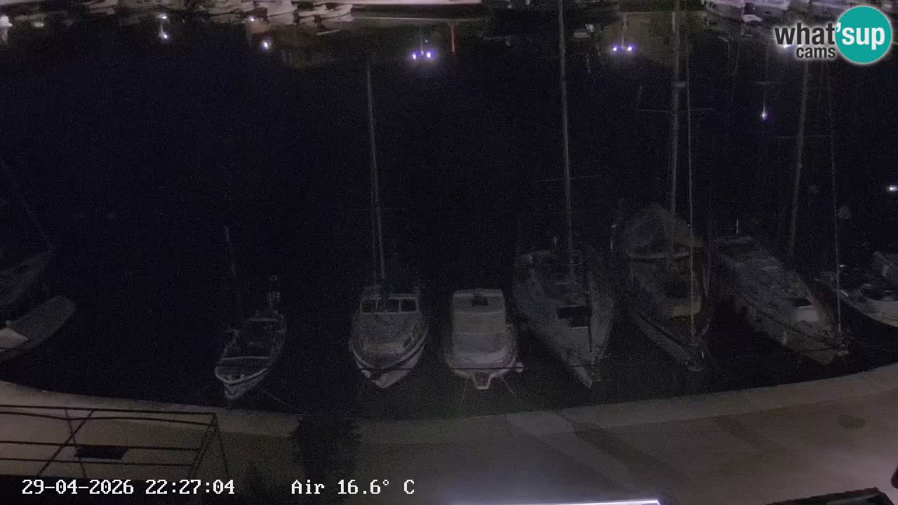 Webcam Vrboska marina | Hvar Insel | Dalmatien