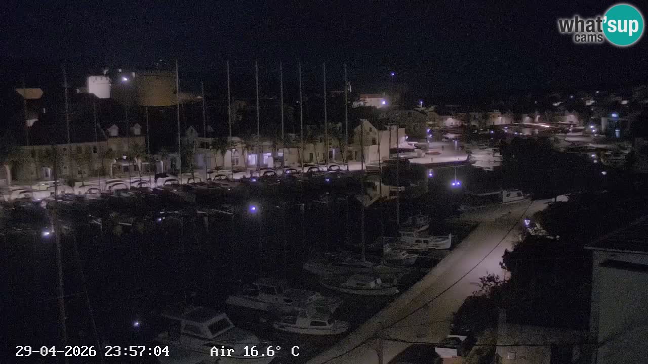 Livecam Hvar Vrboska marina | Île de Hvar | Dalmatia