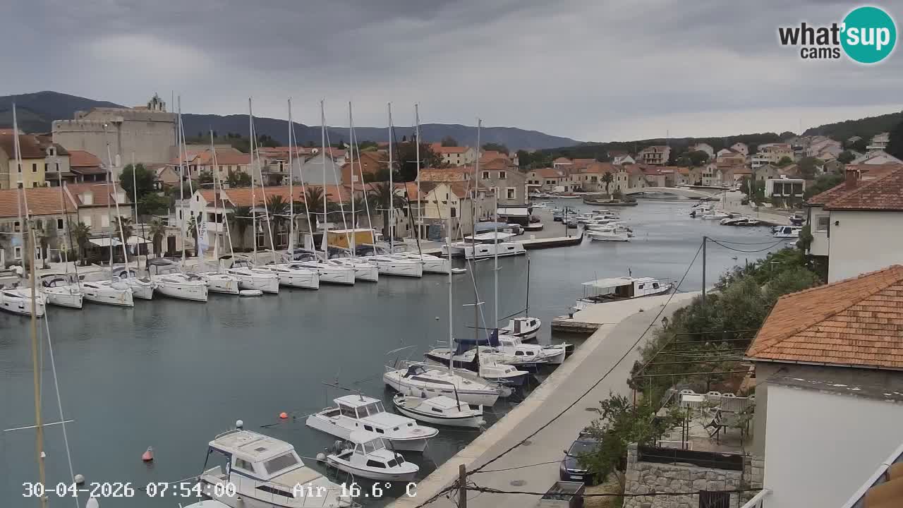 Livecam Vrboska marina | Hvar island | Dalmatia