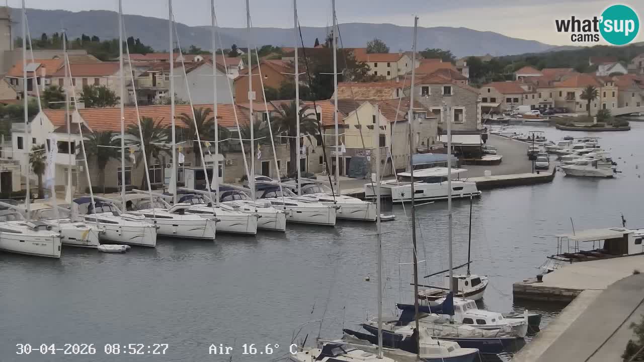 Webcam Hvar Vrboska marina | Dalmazia