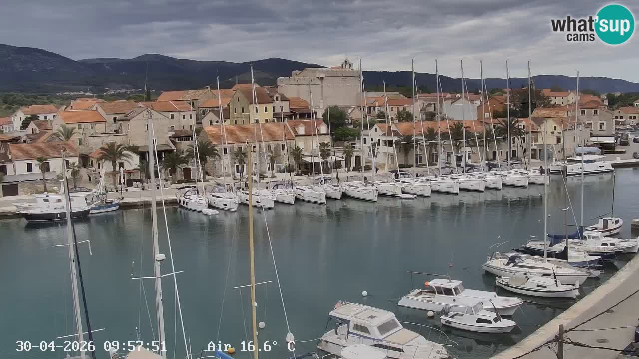 Livecam Vrboska marina | Hvar island | Dalmatia