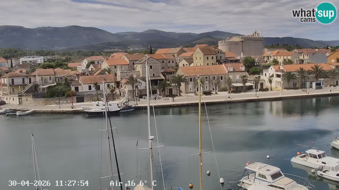 Livecam Vrboska marina | Hvar island | Dalmatia