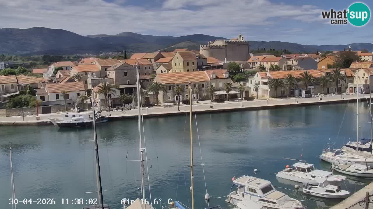 Livecam Vrboska marina | Hvar island | Dalmatia