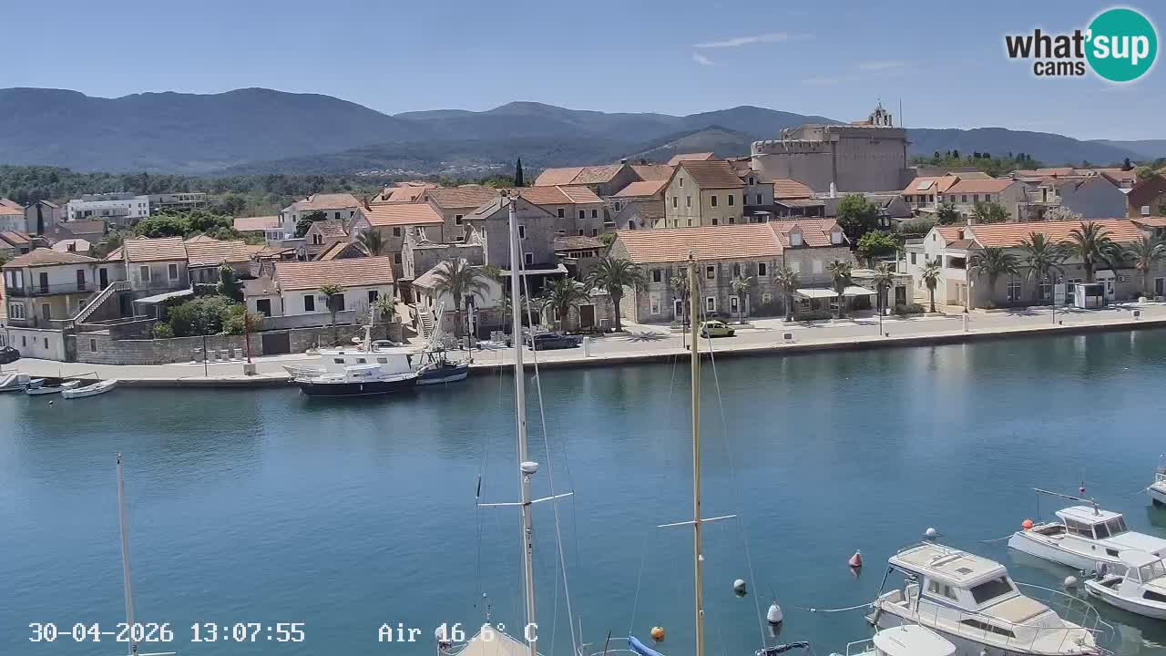 Livecam Vrboska marina | Hvar island | Dalmatia