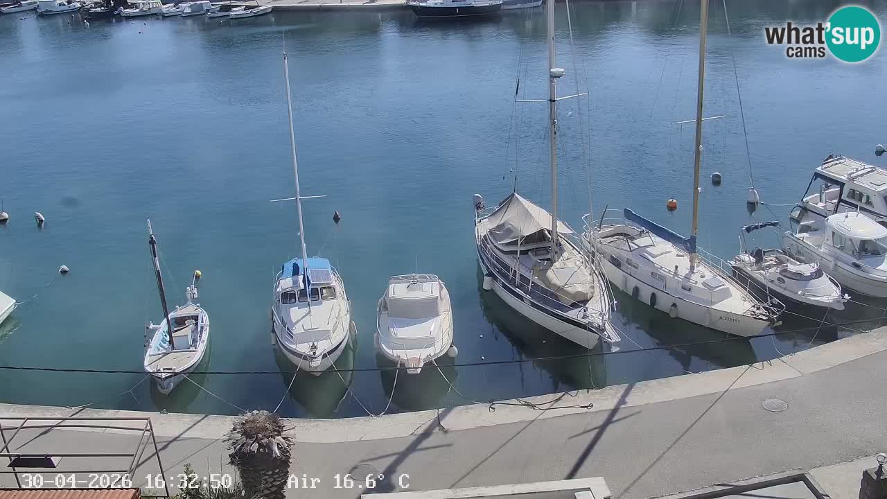 Webcam Vrboska marina | Hvar Insel | Dalmatien