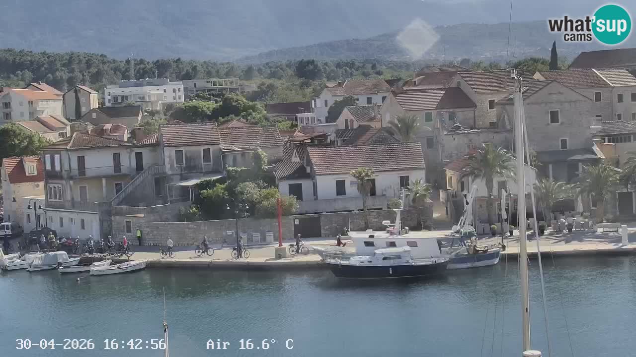Webcam Vrboska marina | Hvar Insel | Dalmatien