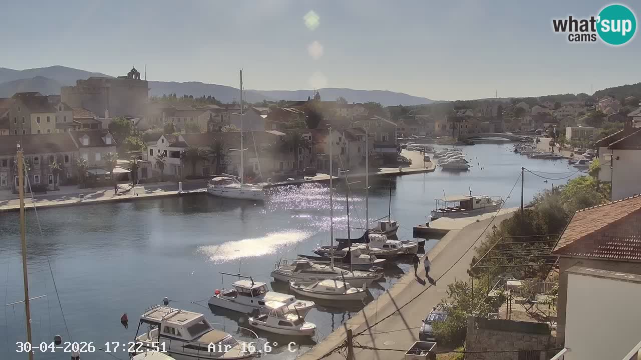 Webcam Vrboska marina | Hvar Insel | Dalmatien