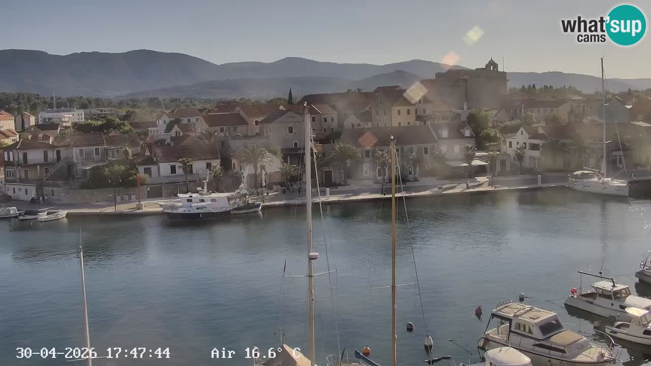 Livecam Vrboska marina | Hvar island | Dalmatia