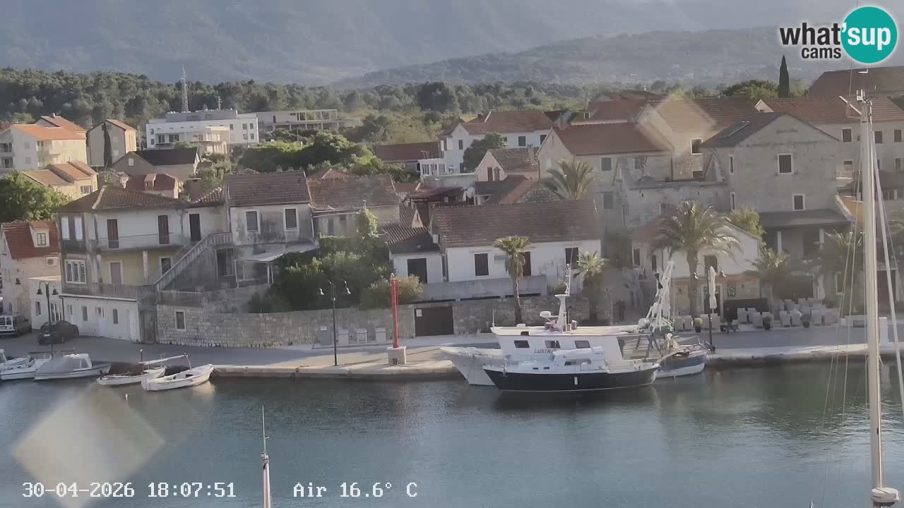 Webcam Vrboska marina | Hvar Insel | Dalmatien