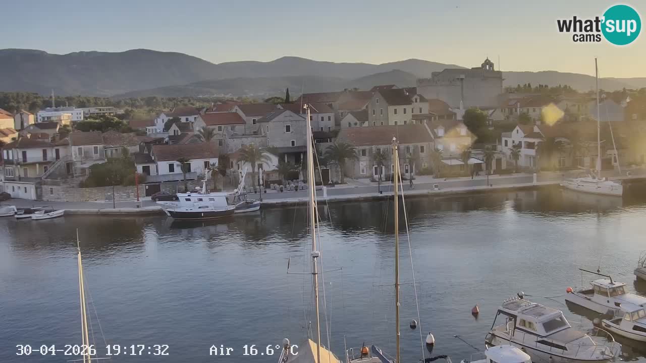 Livecam Vrboska marina | Hvar island | Dalmatia