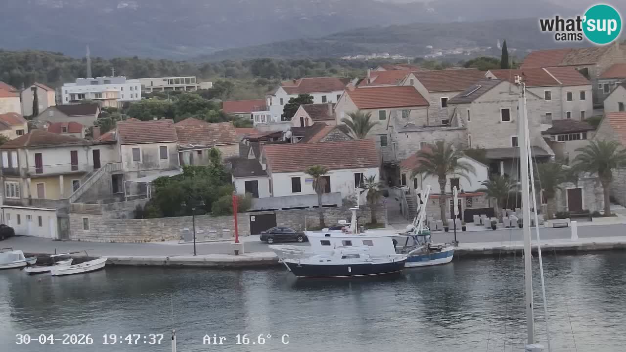 Webcam Hvar Vrboska marina | Dalmazia