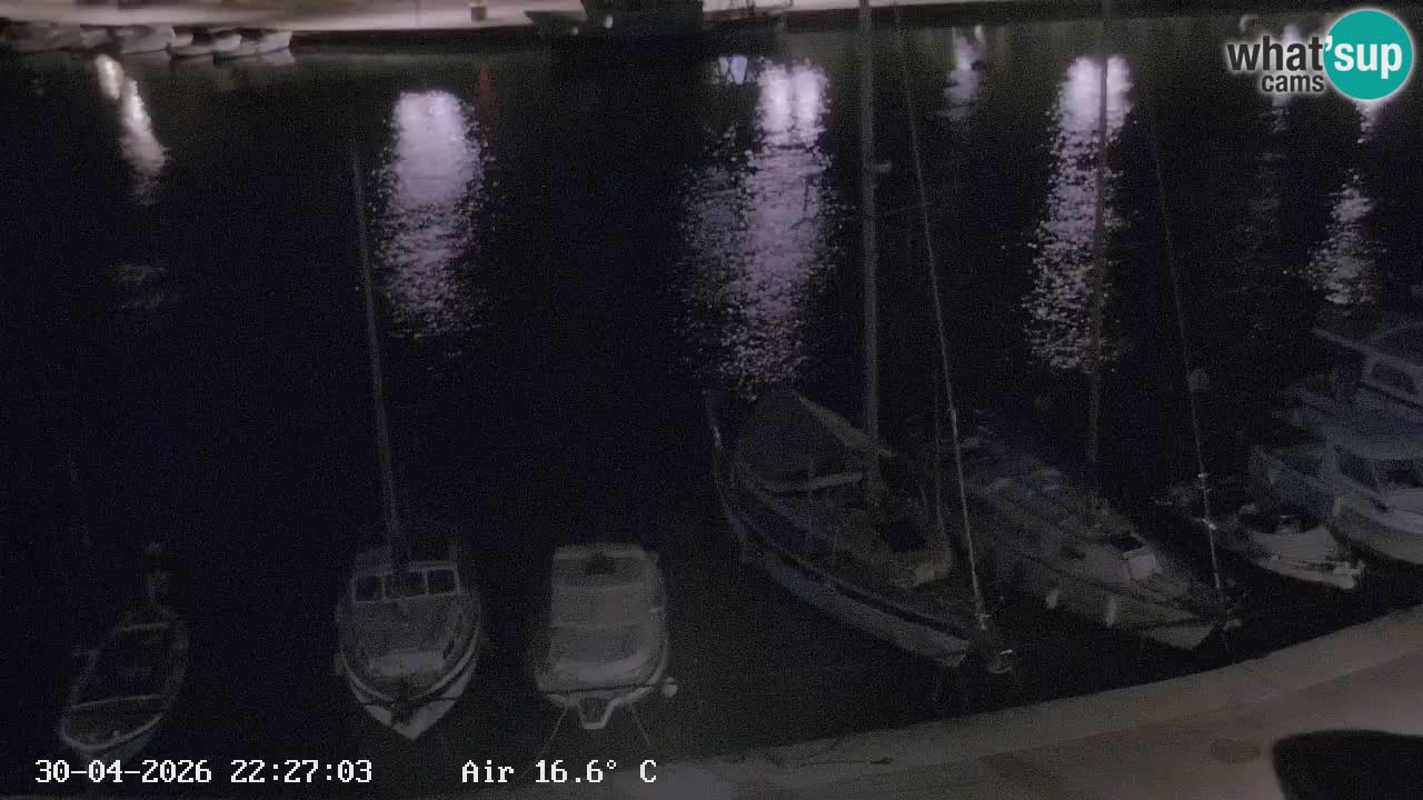 Webcam Vrboska marina | Hvar Insel | Dalmatien