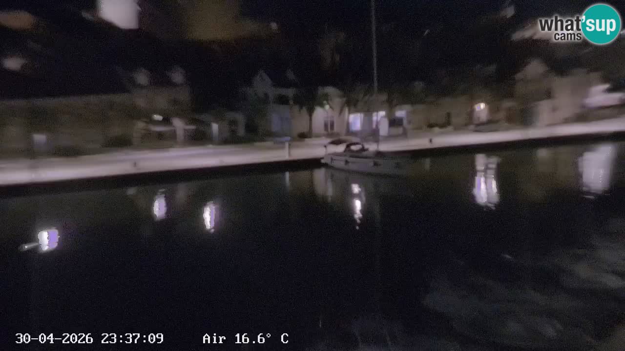 Webcam Vrboska marina | Hvar Insel | Dalmatien