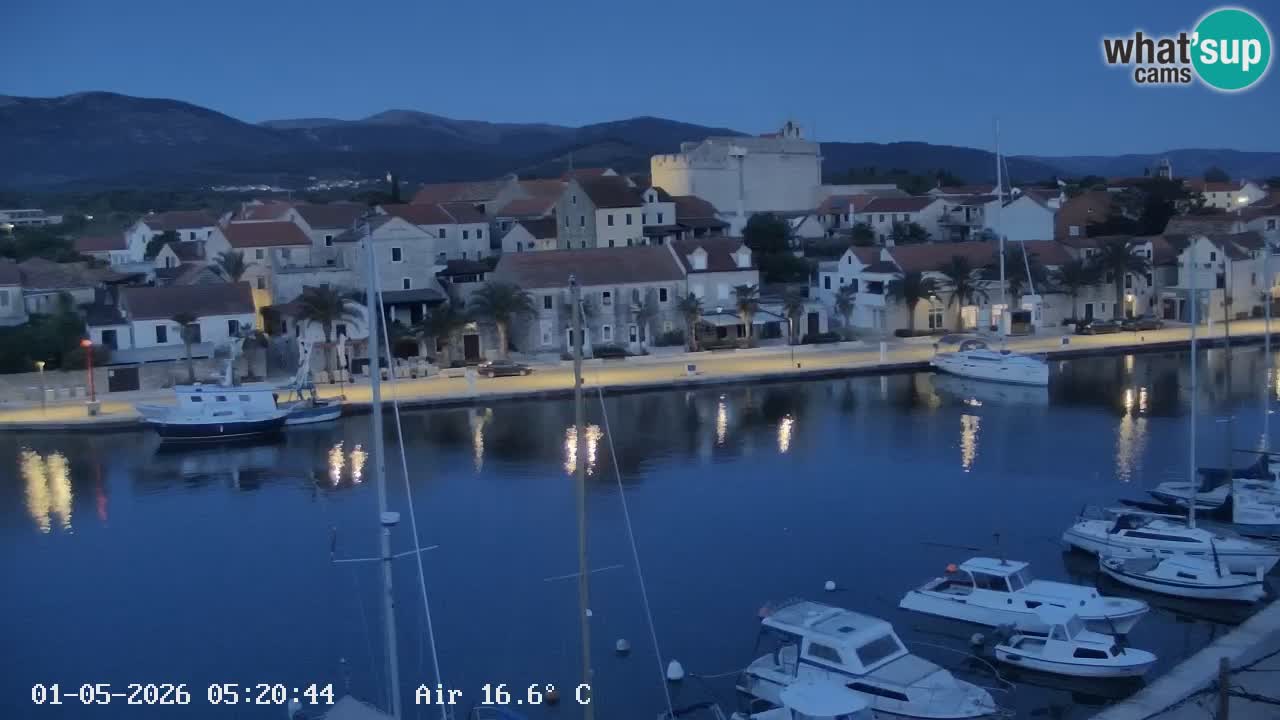 Livecam Vrboska marina | Hvar island | Dalmatia