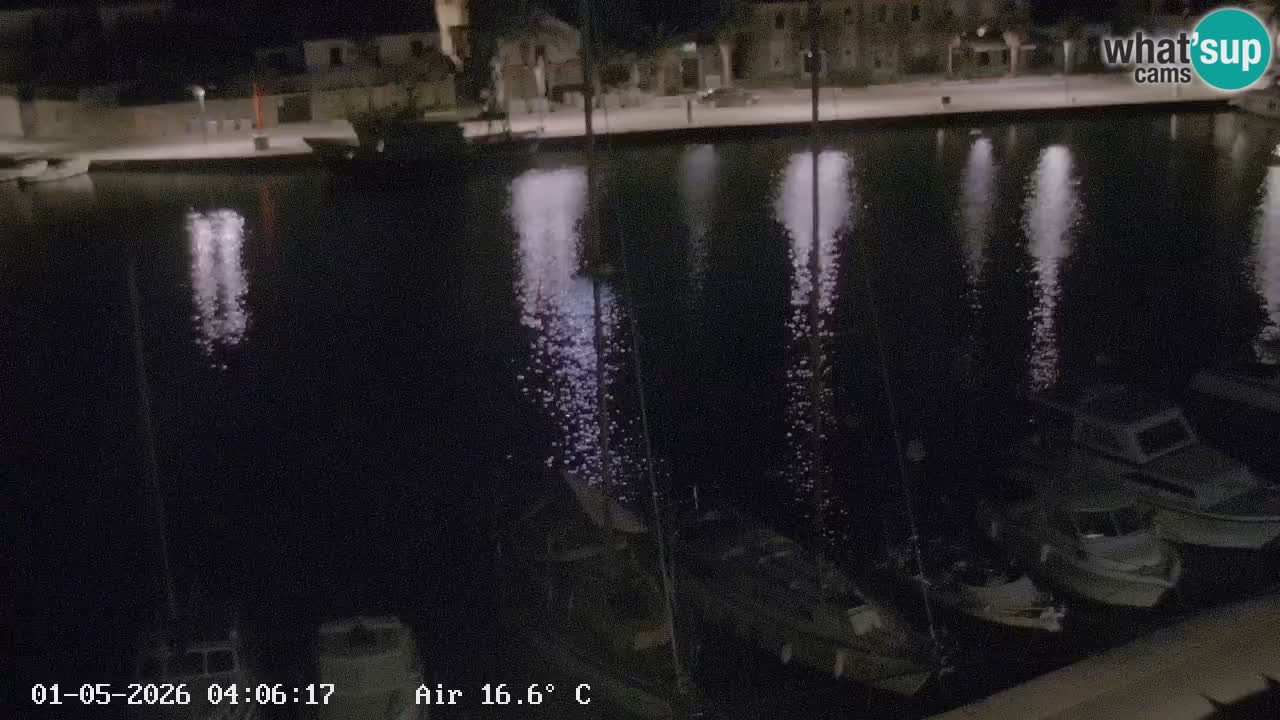 Livecam Vrboska marina | Hvar island | Dalmatia