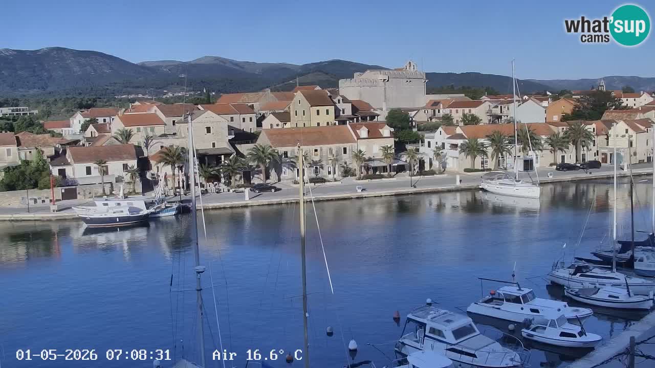 Livecam Vrboska marina | Hvar island | Dalmatia