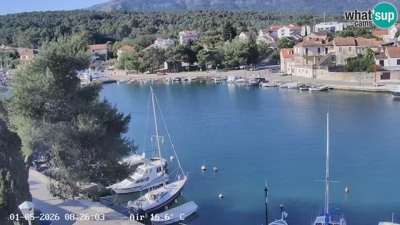 Webcam Hvar Vrboska marina | Dalmazia