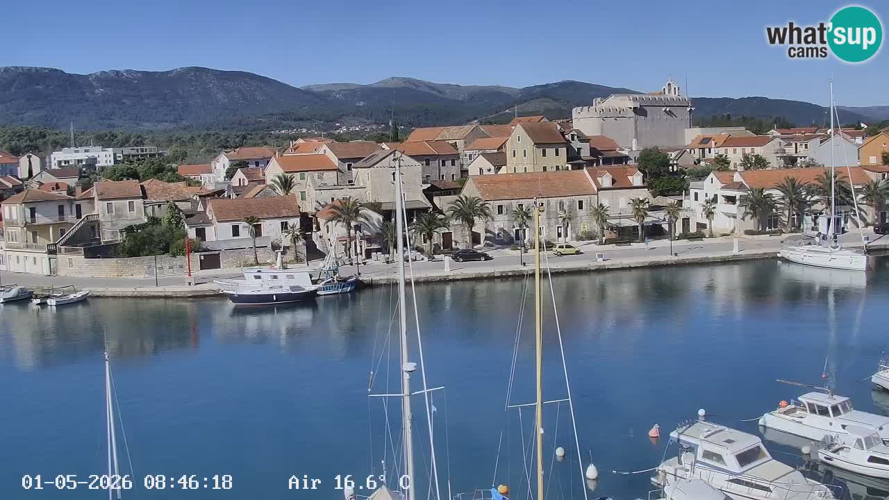 Livecam Vrboska marina | Hvar island | Dalmatia