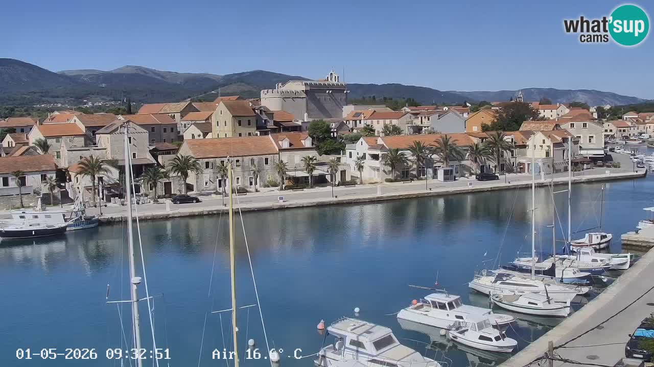 Webcam Vrboska marina | Hvar Insel | Dalmatien