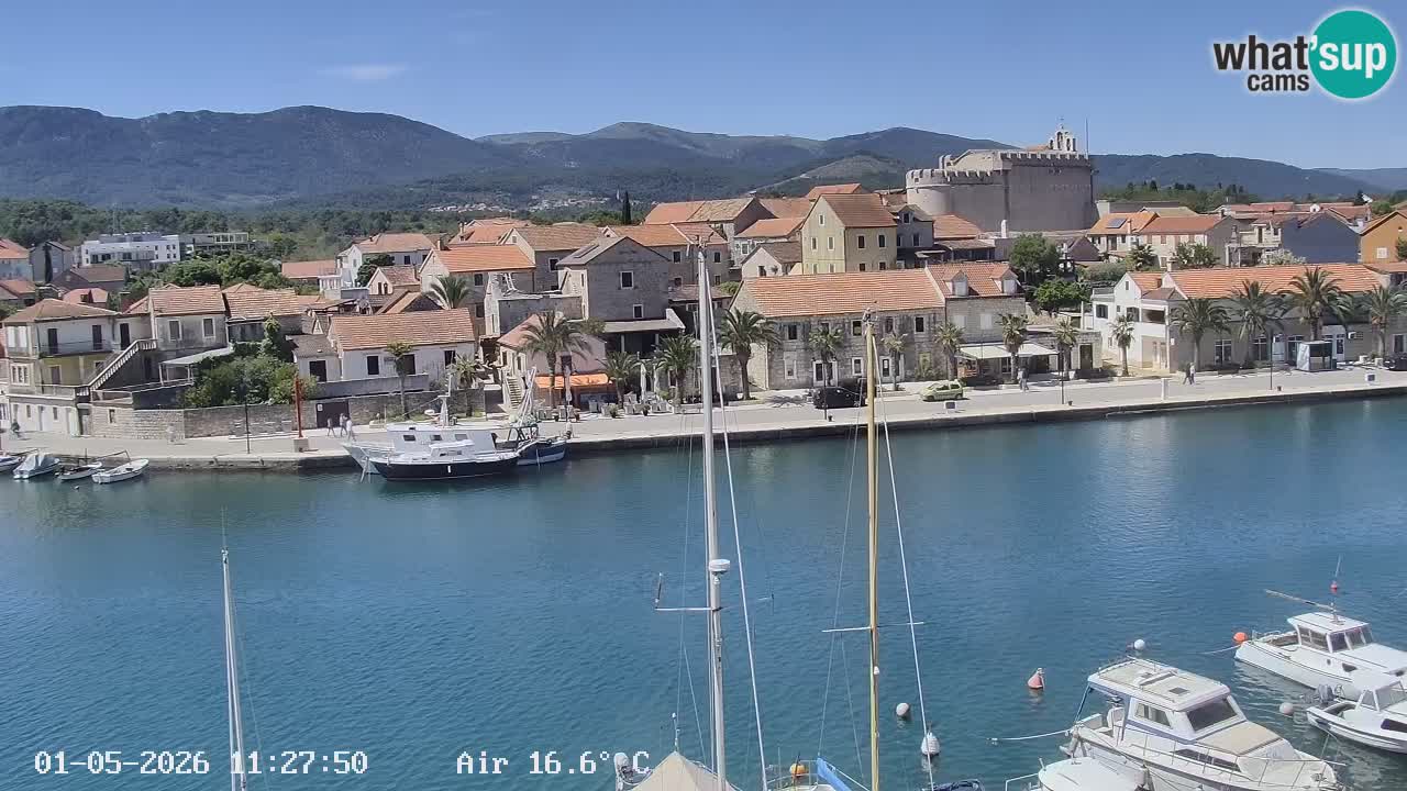 Webcam Hvar Vrboska marina | Dalmazia