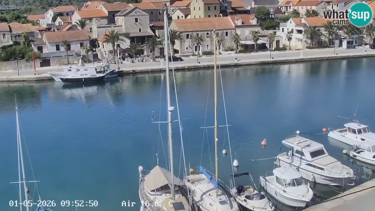 Webcam Vrboska marina | Hvar Insel | Dalmatien